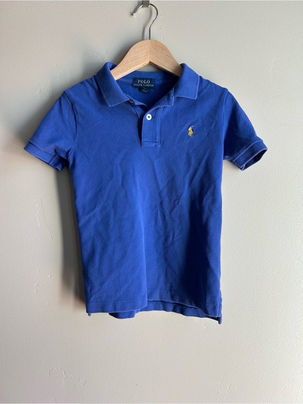 Polo Ralph Lauren Blue Polo Shirt 5 Preppy Classic Logo Y2K Academia Streetwear